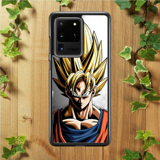 Dragon Ball - Goku 014 Samsung Galaxy S20 Ultra Case-Plastic / Full Wrap (3D Case)-Xtracase