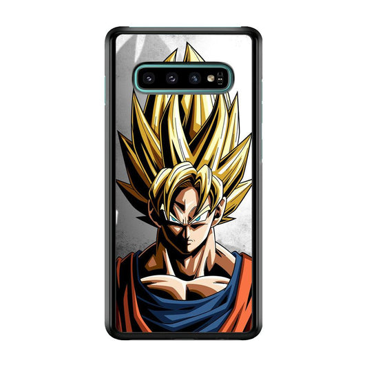 Dragon Ball - Goku 014 Samsung Galaxy S10 Plus Case-Plastic / Full Wrap (3D Case)-Xtracase