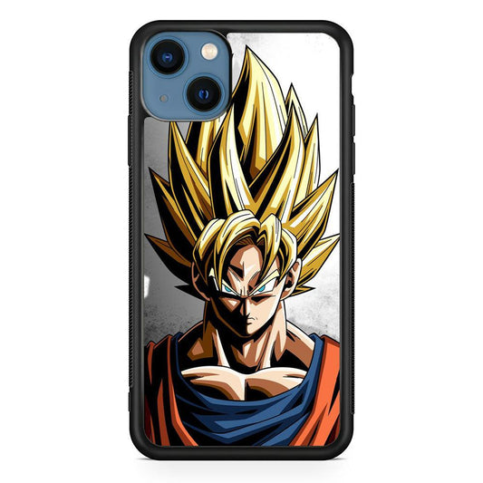 Dragon Ball - Goku 014 iPhone 13 Mini Case-Rubber / Black (2D Case)-Xtracase