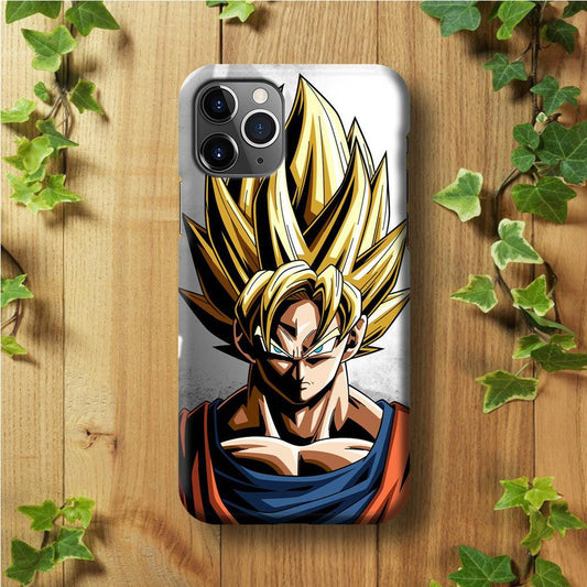 Dragon Ball - Goku 014 iPhone 11 Pro Case-Plastic / Full Wrap (3D Case)-Xtracase