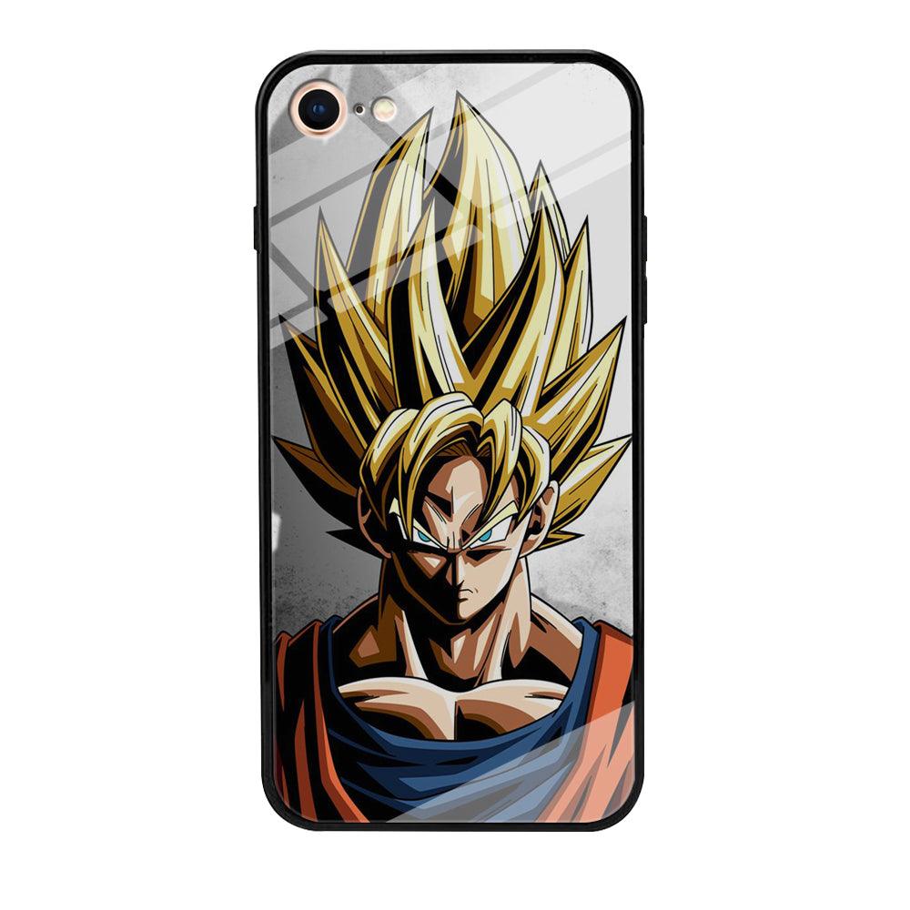 Dragon Ball - Goku 014 iPhone 7 Case-Rubber / Black (2D Case)-Xtracase