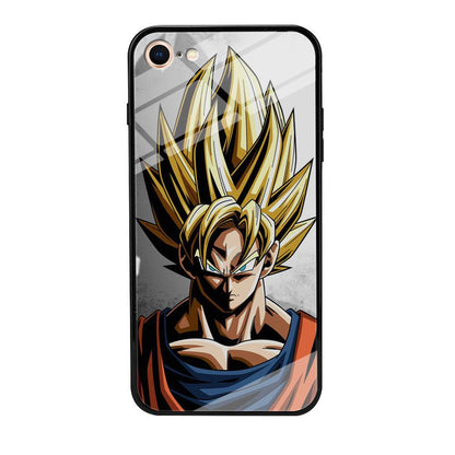 Dragon Ball - Goku 014 iPhone 7 Case-Rubber / Black (2D Case)-Xtracase