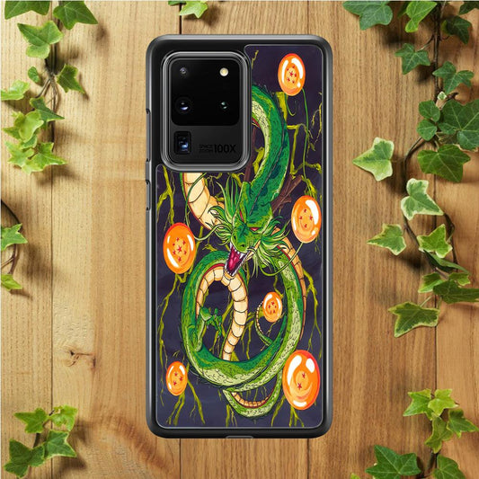 Dragon Ball 009 Samsung Galaxy S20 Ultra Case-Rubber / White (2D Case)-Xtracase