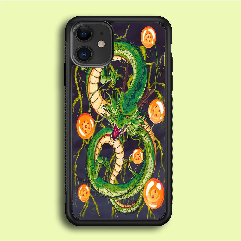 Dragon Ball 009 iPhone 12 Case-Rubber / Black (2D Case)-Xtracase