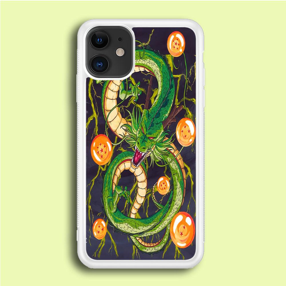 Dragon Ball 009 iPhone 12 Case-Rubber / White (2D Case)-Xtracase