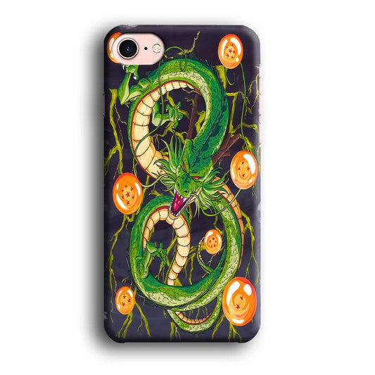 Dragon Ball 009 iPhone 8 Case-Plastic / Full Wrap (3D Case)-Xtracase