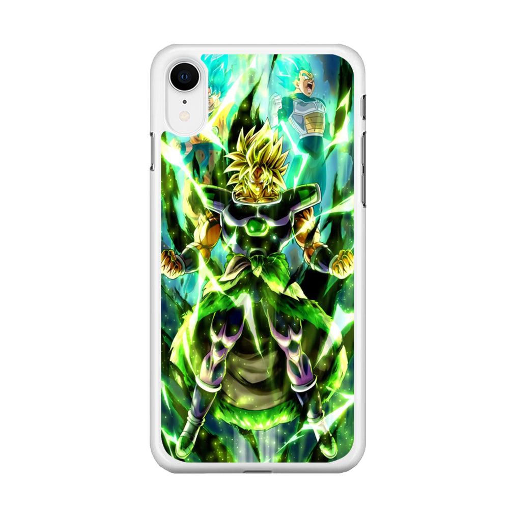 Dragon Ball 011 iPhone XR Case-Rubber / White (2D Case)-Xtracase