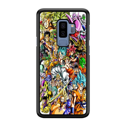 Dragon Ball Super Character Samsung Galaxy S9 Plus Case-Rubber / Black (2D Case)-Xtracase