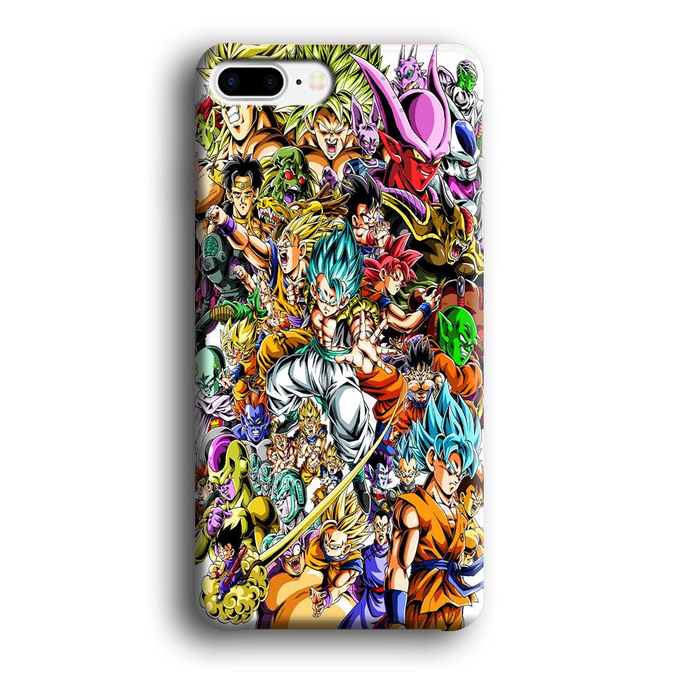 Dragon Ball Super Character iPhone 7 Plus Case-Plastic / Full Wrap (3D Case)-Xtracase
