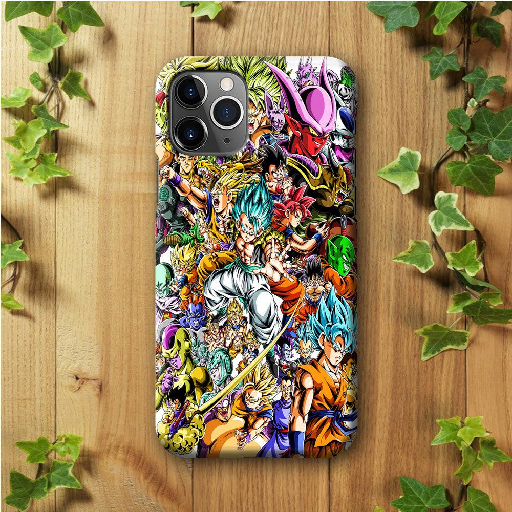 Dragon Ball Super Character iPhone 11 Pro Max Case-Plastic / Full Wrap (3D Case)-Xtracase