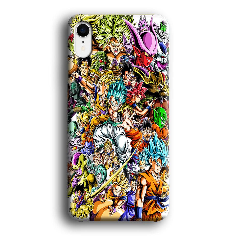 Dragon Ball Super Character iPhone XR Case-Plastic / Full Wrap (3D Case)-Xtracase