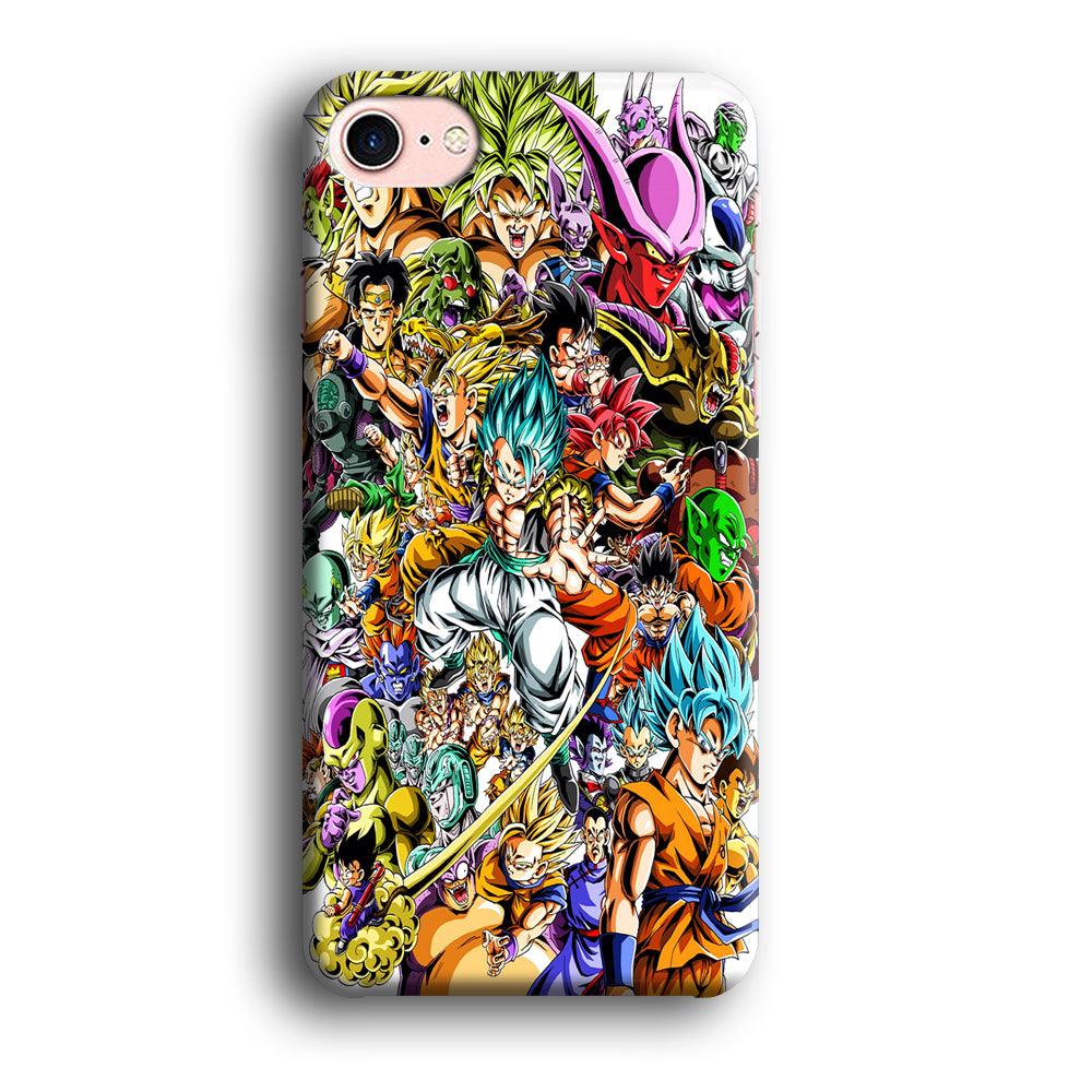 Dragon Ball Super Character iPhone SE 2020 Case-Plastic / Full Wrap (3D Case)-Xtracase