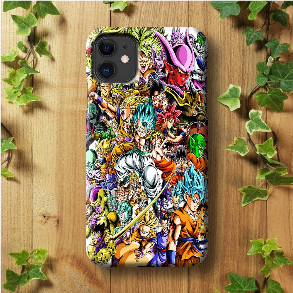 Dragon Ball Super Character iPhone 11 Case-Plastic / Full Wrap (3D Case)-Xtracase