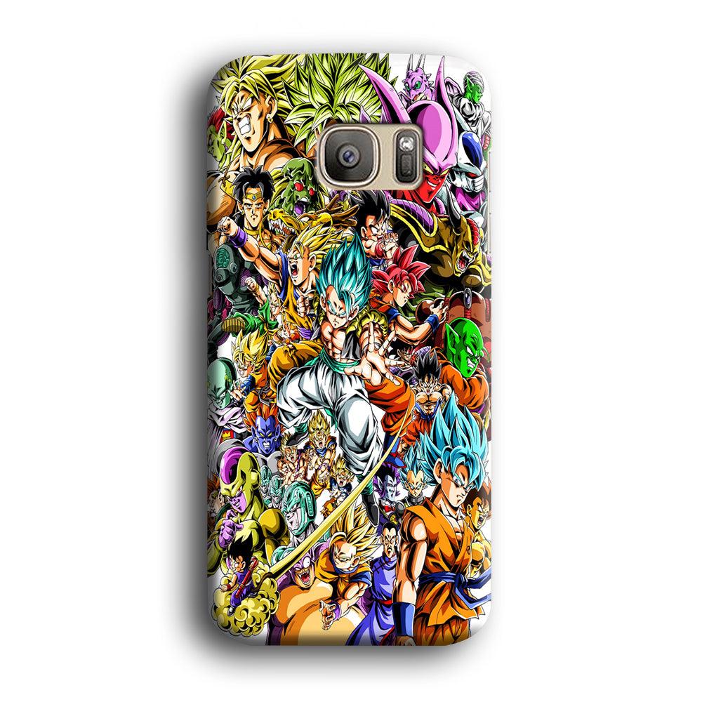 Dragon Ball Super Character Samsung Galaxy S7 Edge Case-Plastic / Full Wrap (3D Case)-Xtracase