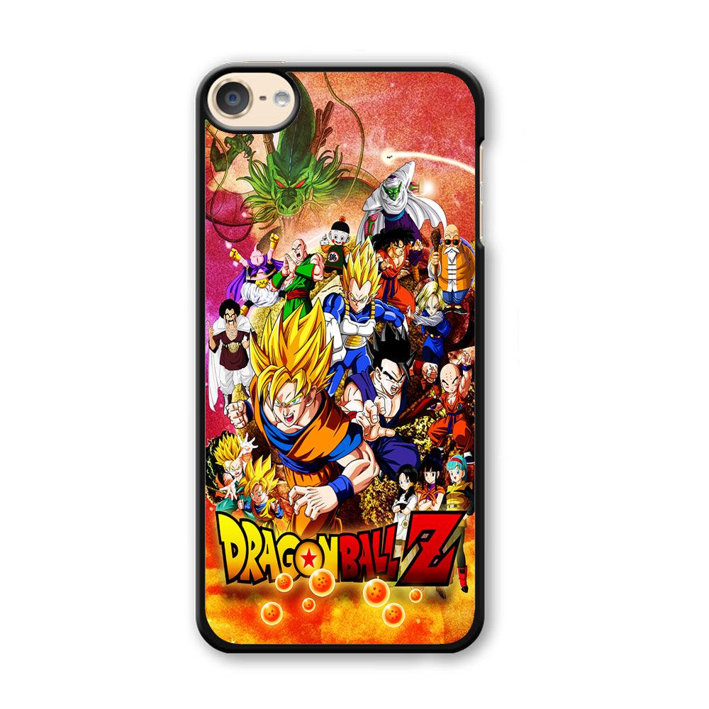 Dragon Ball Z All Family iPod Touch 6 Case-Plastic / White (2D Case)-Xtracase