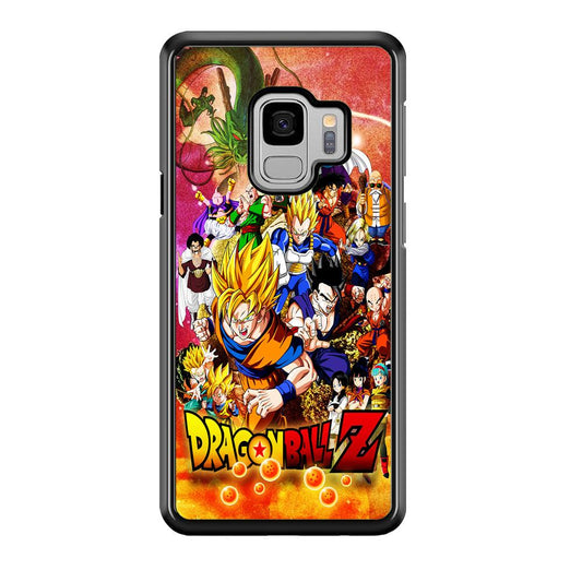 Dragon Ball Z All Family Samsung Galaxy S9 Case-Rubber / White (2D Case)-Xtracase