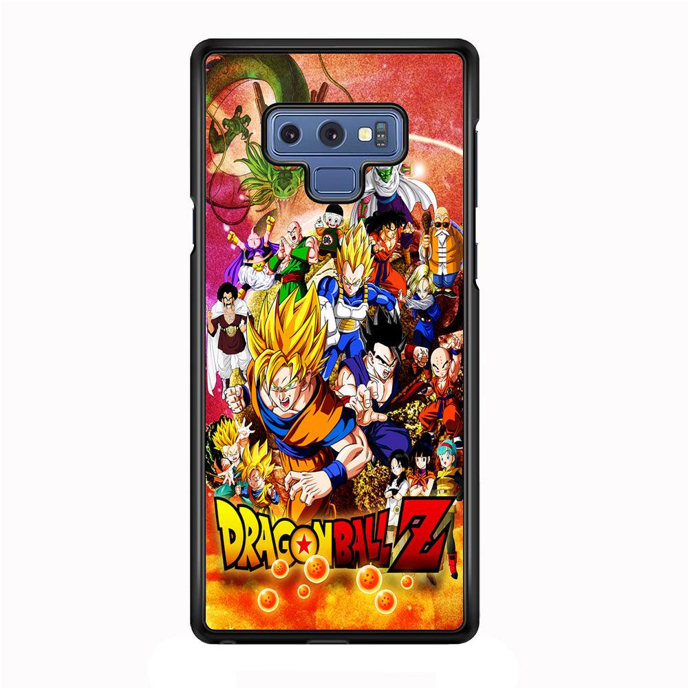 Dragon Ball Z All Family Samsung Galaxy Note 9 Case-Rubber / Black (2D Case)-Xtracase