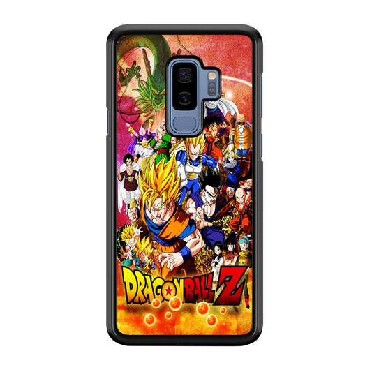 Dragon Ball Z All Family Samsung Galaxy S9 Plus Case-Rubber / Black (2D Case)-Xtracase