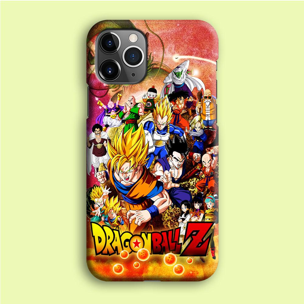 Dragon Ball Z All Family iPhone 12 Pro Case-Plastic / Full Wrap (3D Case)-Xtracase