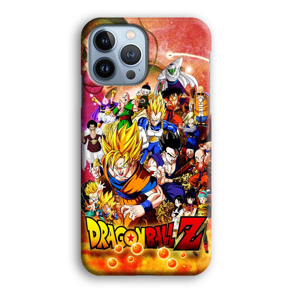 Dragon Ball Z All Family iPhone 13 Pro Case-Plastic / Full Wrap (3D Case)-Xtracase