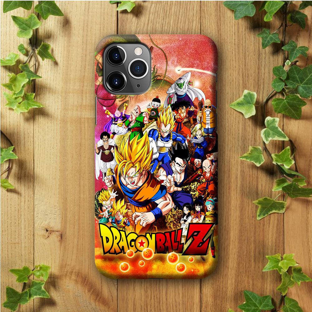 Dragon Ball Z All Family iPhone 11 Pro Case-Plastic / Full Wrap (3D Case)-Xtracase