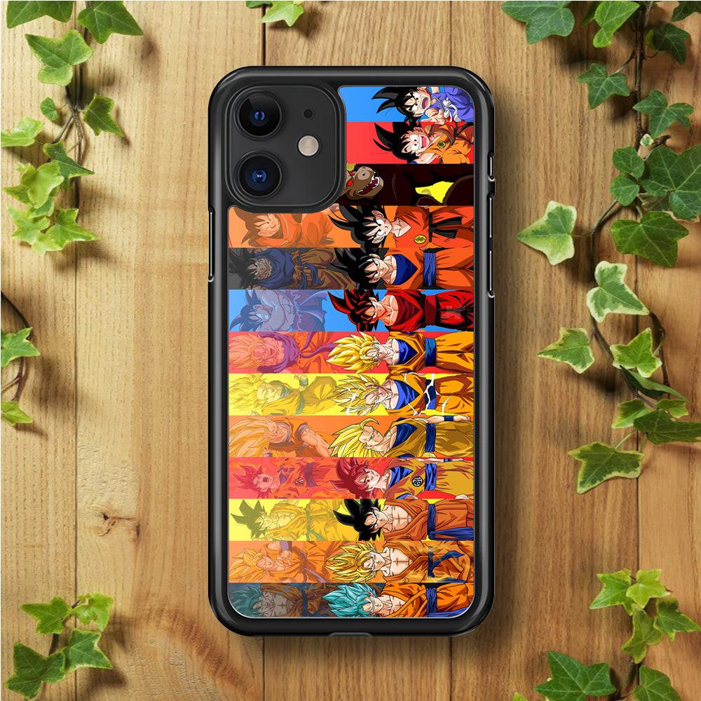 Dragon Ball Z Evolution iPhone 11 Case-Rubber / Black (2D Case)-Xtracase