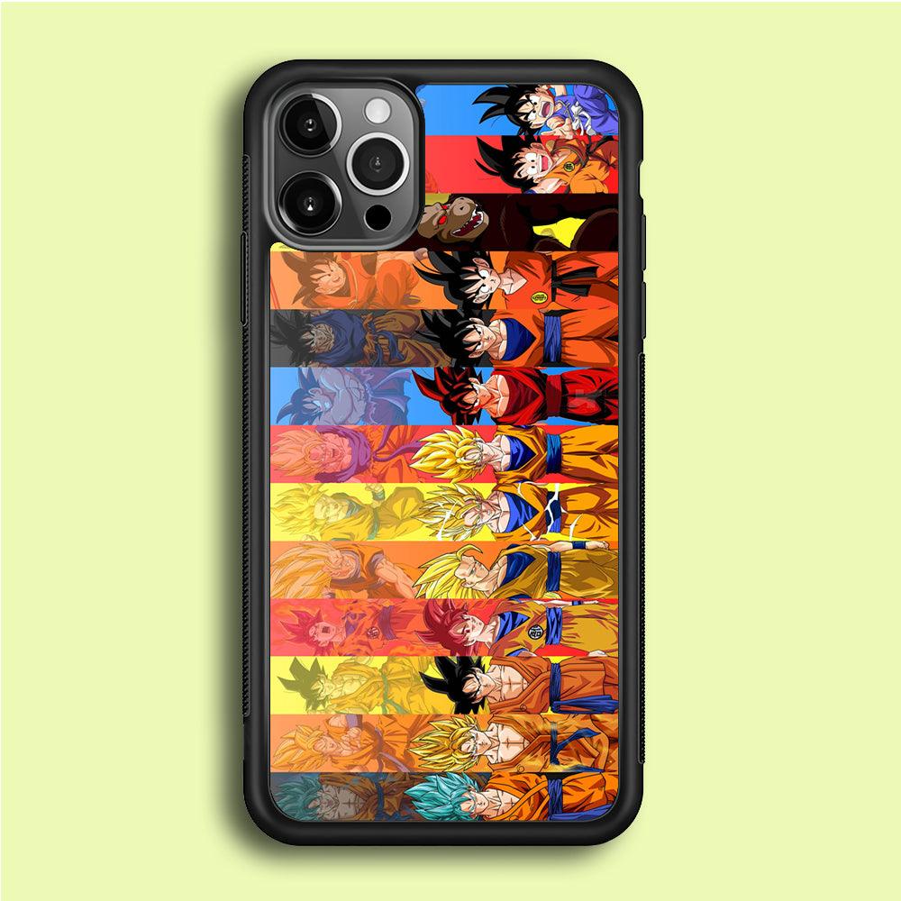 Dragon Ball Z Evolution iPhone 12 Pro Case-Rubber / Black (2D Case)-Xtracase