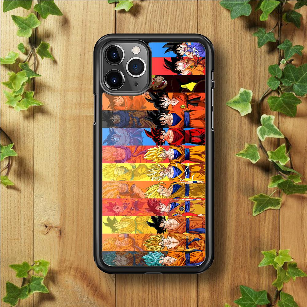 Dragon Ball Z Evolution iPhone 11 Pro Case-Rubber / Black (2D Case)-Xtracase