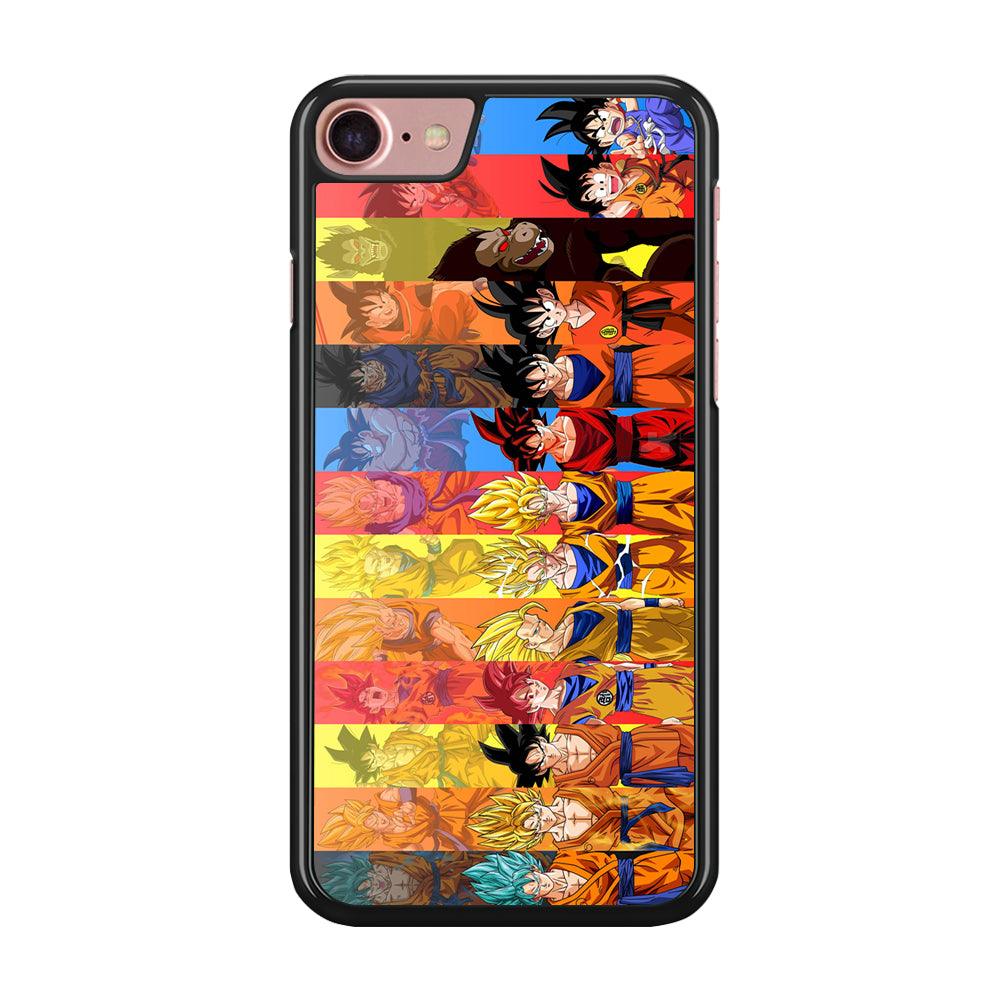 Dragon Ball Z Evolution iPhone SE 2020 Case-Rubber / Black (2D Case)-Xtracase
