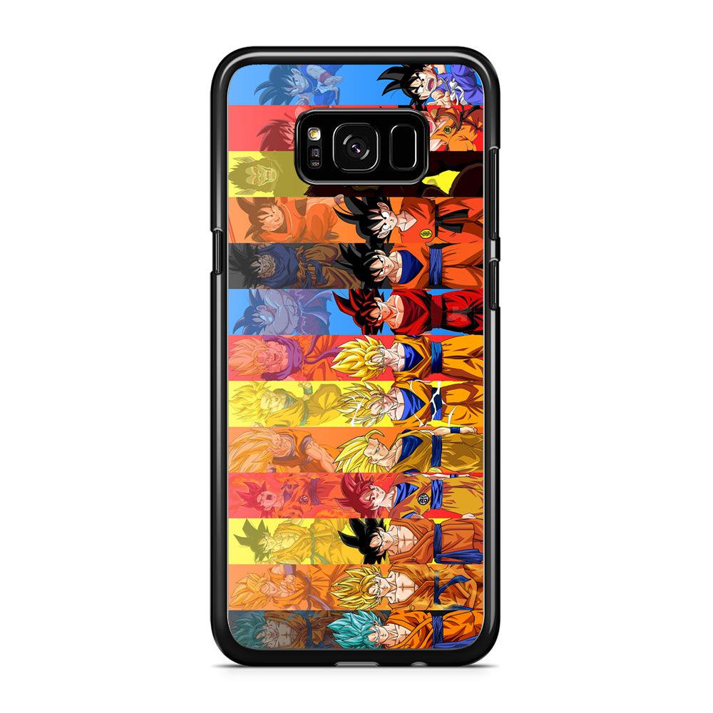 Dragon Ball Z Evolution Samsung Galaxy S8 Case-Rubber / Black (2D Case)-Xtracase