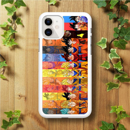 Dragon Ball Z Evolution iPhone 11 Case-Rubber / White (2D Case)-Xtracase