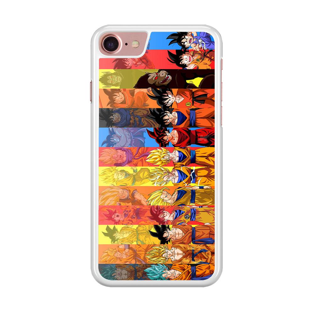 Dragon Ball Z Evolution iPhone SE 2020 Case-Rubber / White (2D Case)-Xtracase