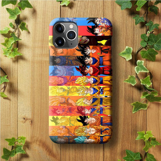 Dragon Ball Z Evolution iPhone 11 Pro Max Case-Plastic / Full Wrap (3D Case)-Xtracase