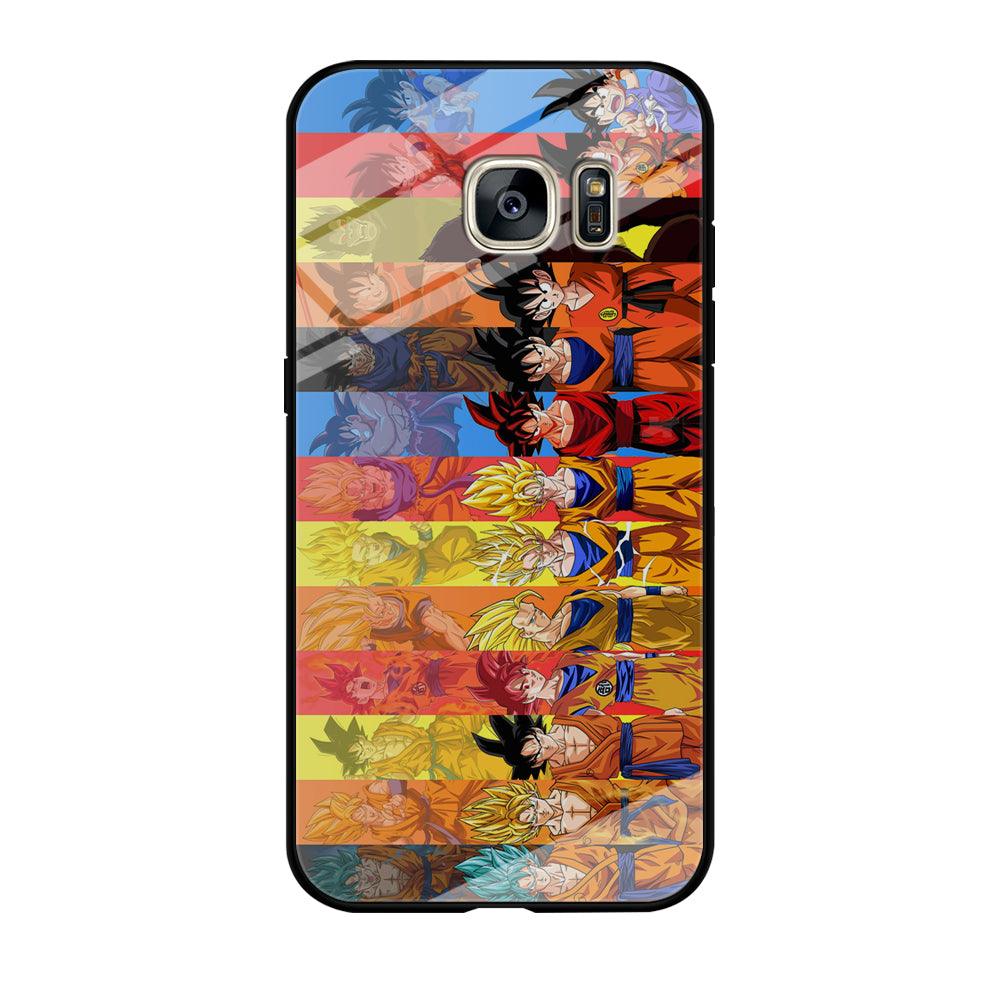 Dragon Ball Z Evolution Samsung Galaxy S7 Edge Case-Tempered Glass Case-Xtracase