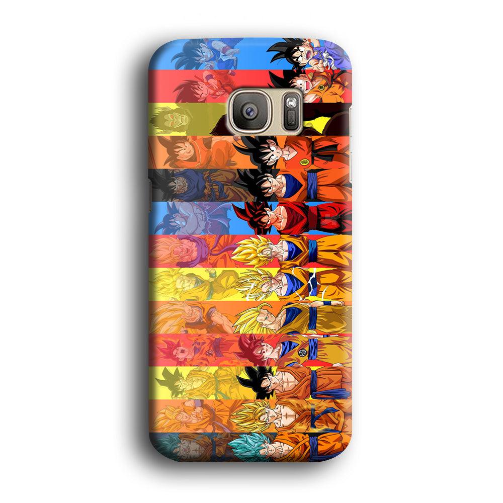 Dragon Ball Z Evolution Samsung Galaxy S7 Edge Case-Plastic / Full Wrap (3D Case)-Xtracase