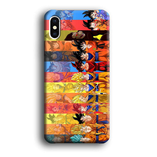 Dragon Ball Z Evolution iPhone X Case-Plastic / Full Wrap (3D Case)-Xtracase