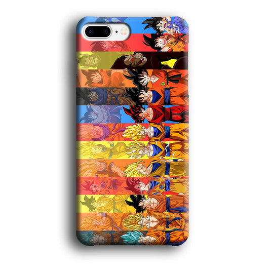 Dragon Ball Z Evolution iPhone 7 Plus Case-Plastic / Full Wrap (3D Case)-Xtracase