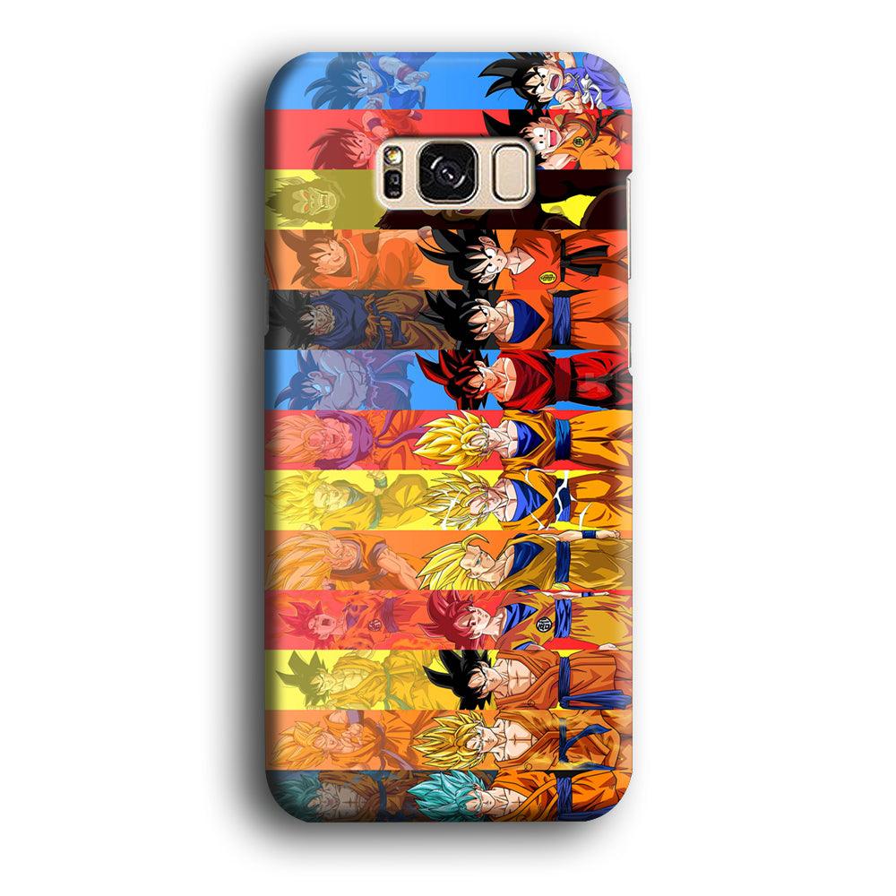 Dragon Ball Z Evolution Samsung Galaxy S8 Case-Plastic / Full Wrap (3D Case)-Xtracase
