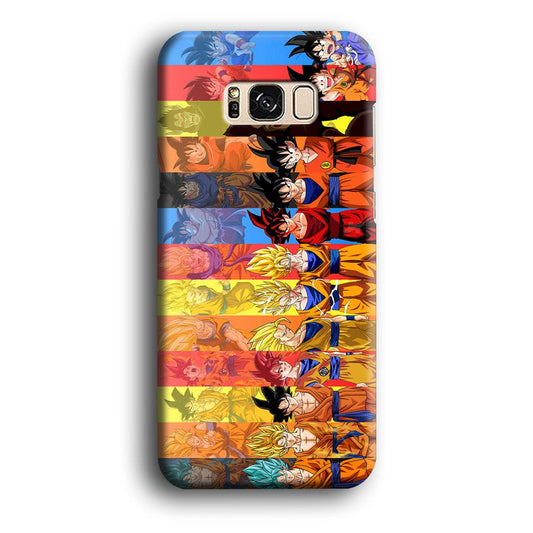 Dragon Ball Z Evolution Samsung Galaxy S8 Case-Plastic / Full Wrap (3D Case)-Xtracase