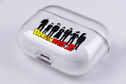 Dragon Ball Z Mafia Style Hard Plastic Protective Clear Case Cover For Apple Airpod Pro