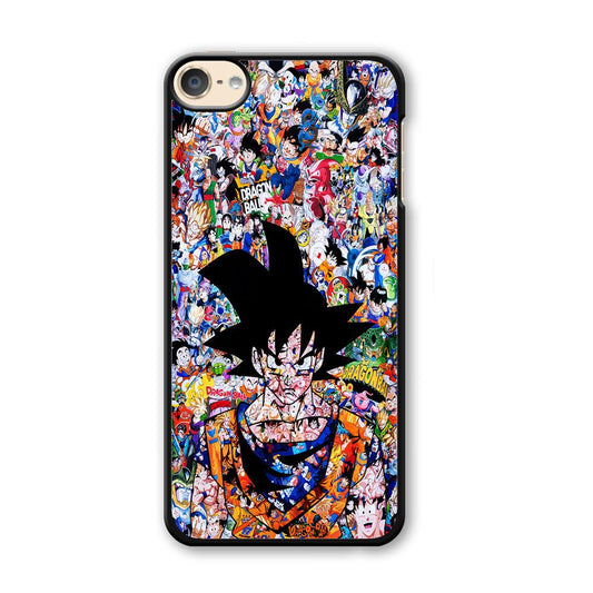 Dragon Ball Z Sticker Bomb iPod Touch 6 Case-Plastic / Full Wrap (3D Case)-Xtracase