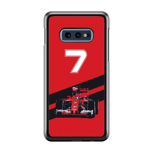 F1 Number Seven Samsung Galaxy S10E Case-Plastic / Full Wrap (3D Case)-Xtracase