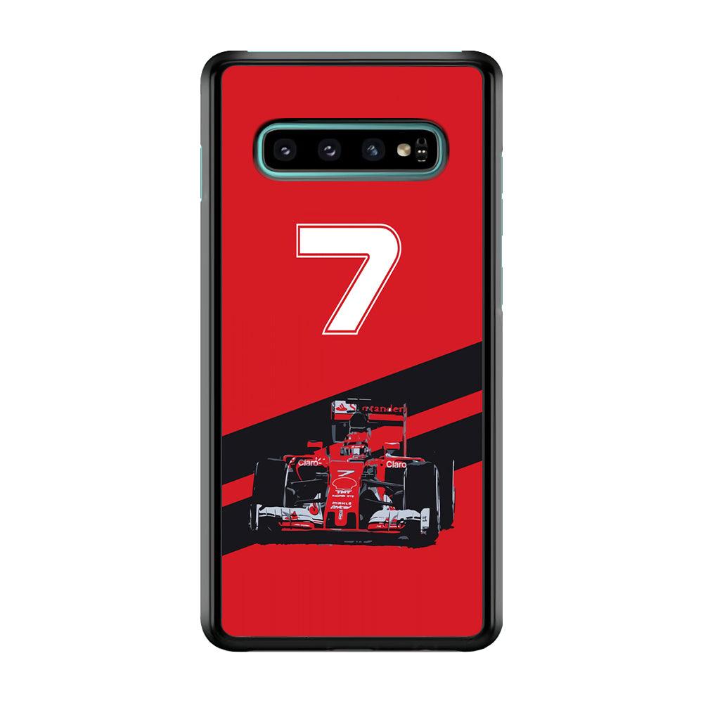 F1 Number Seven Samsung Galaxy S10 Plus Case-Plastic / Full Wrap (3D Case)-Xtracase
