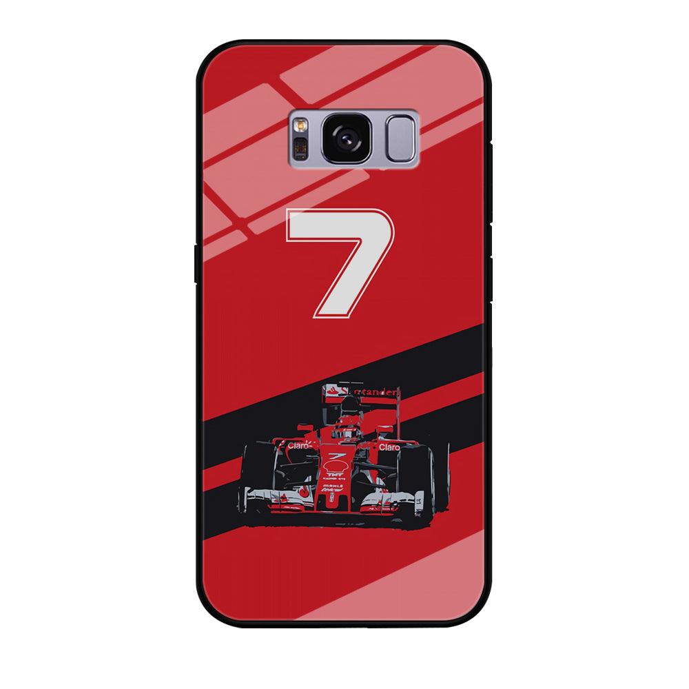 F1 Number Seven Samsung Galaxy S8 Case-Tempered Glass Case-Xtracase