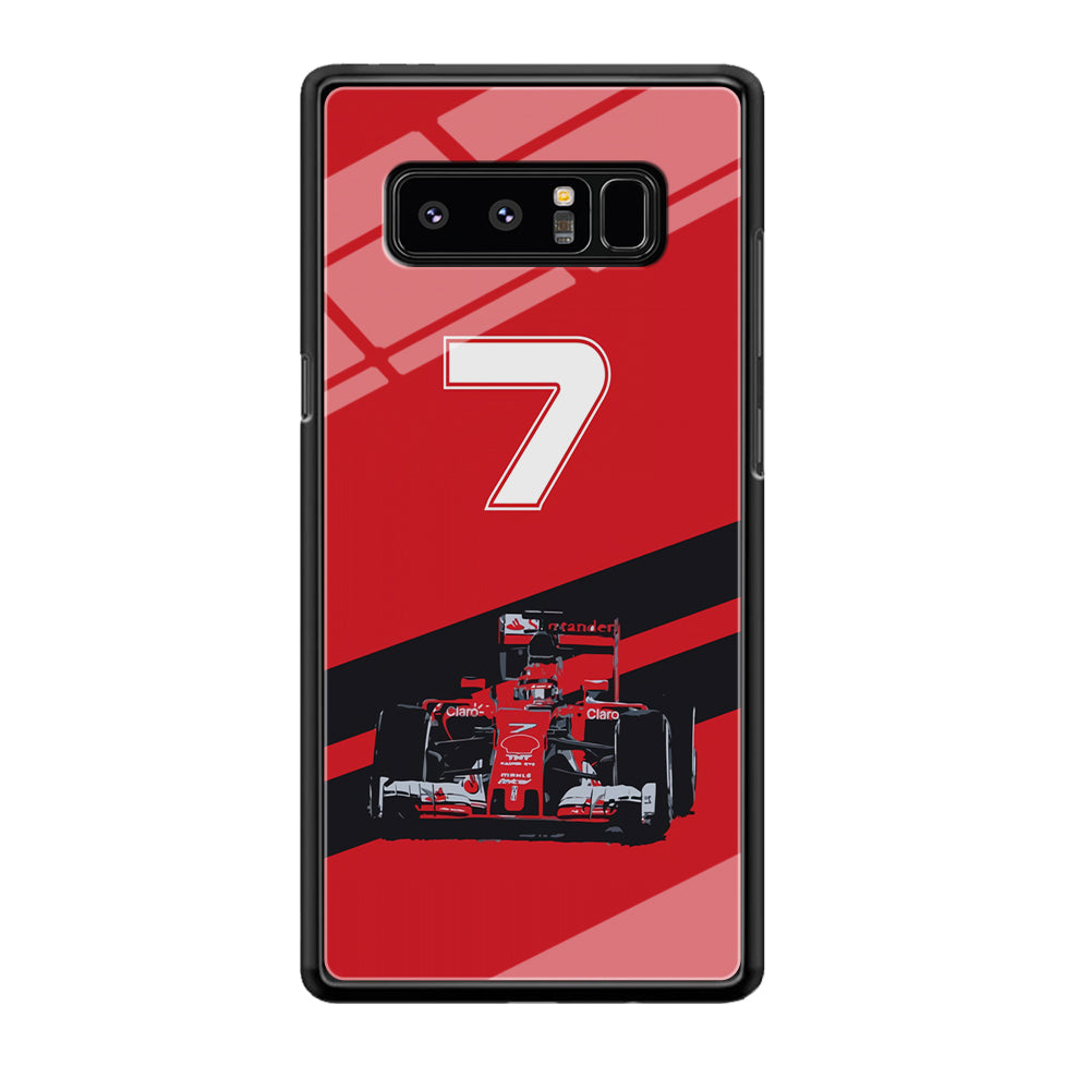 F1 Number Seven Samsung Galaxy Note 8 Case