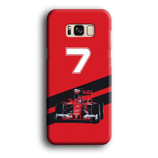 F1 Number Seven Samsung Galaxy S8 Case-Plastic / Full Wrap (3D Case)-Xtracase
