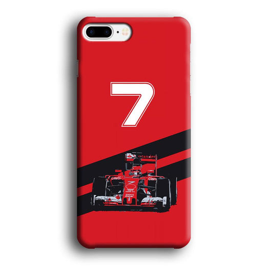 F1 Number Seven iPhone 8 Plus Case-Plastic / Full Wrap (3D Case)-Xtracase