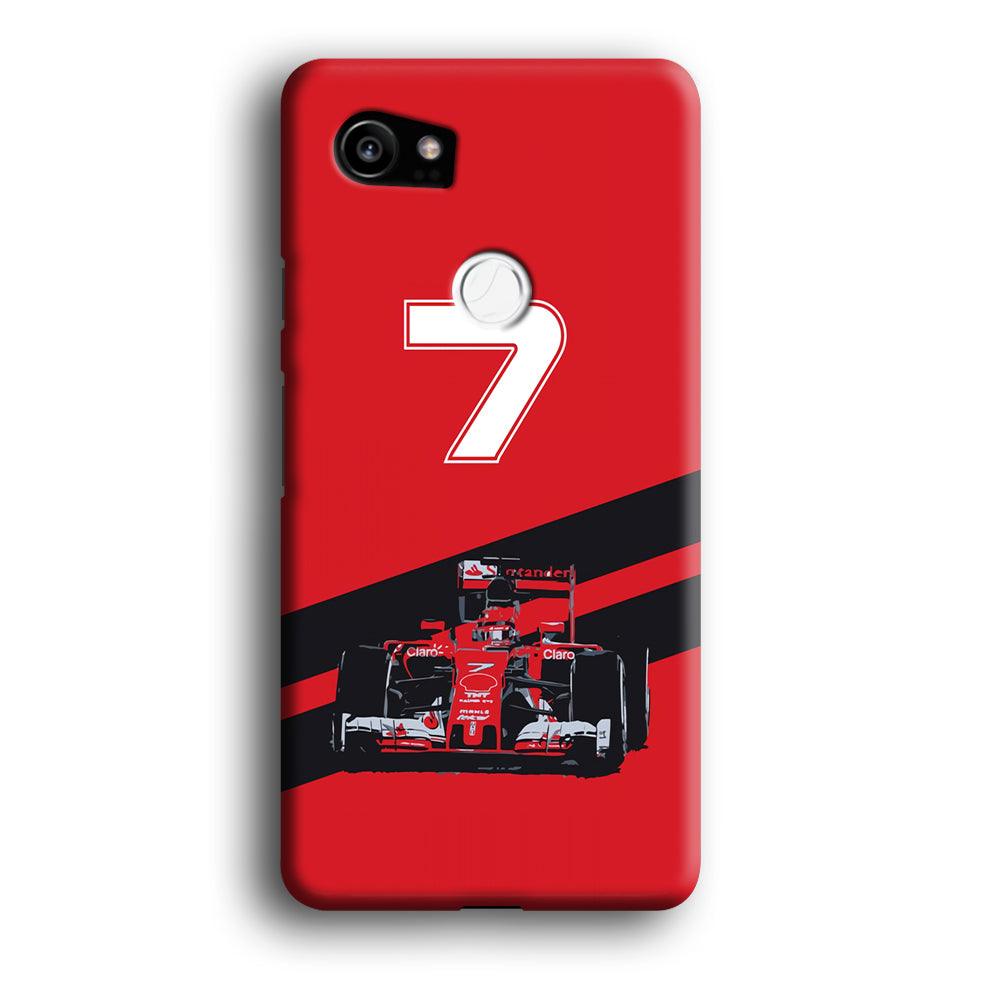 F1 Number Seven Google Pixel 2 XL 3D Case-Xtracase