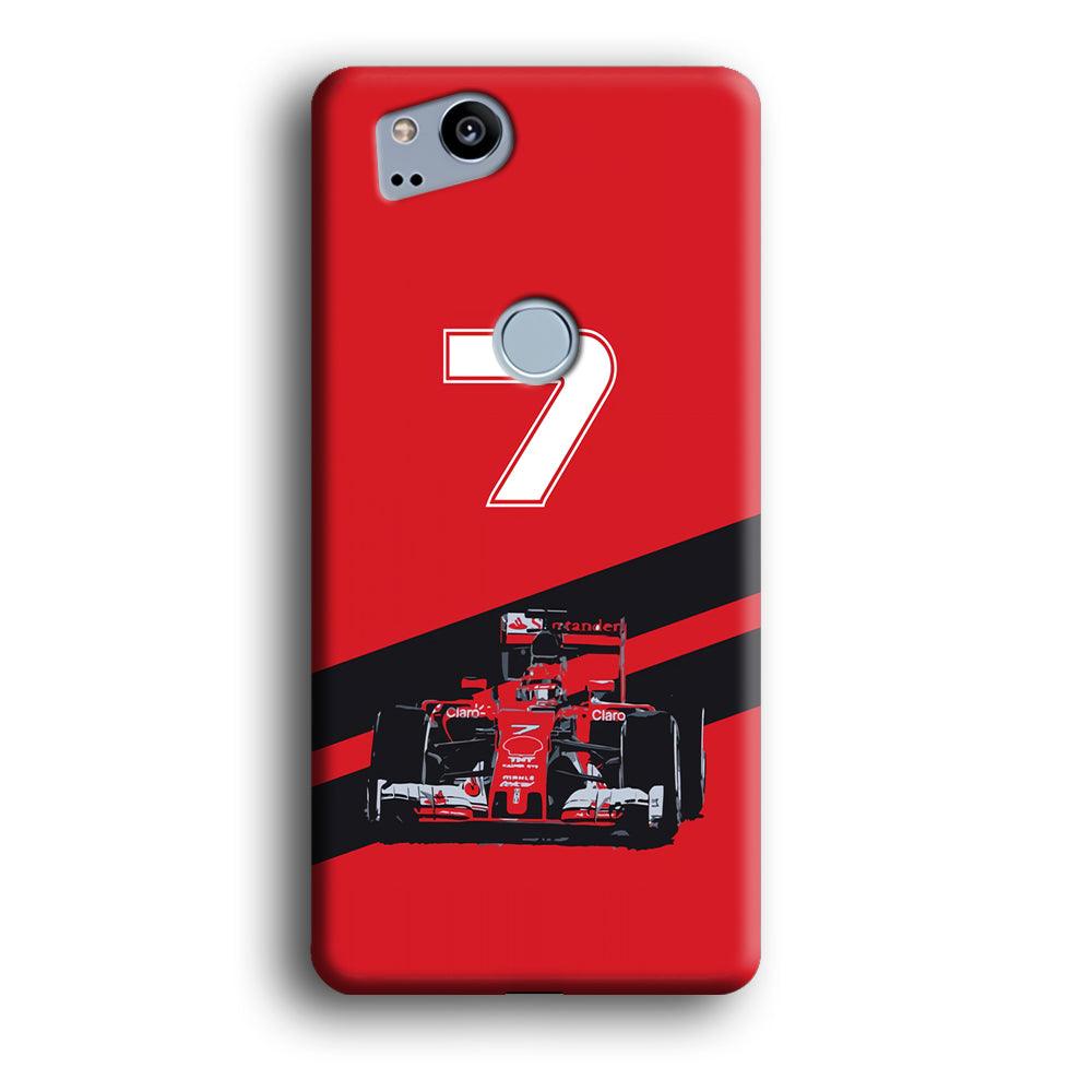 F1 Number Seven Google Pixel 2 3D Case-Xtracase