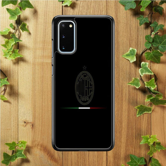 FB AC Milan Samsung Galaxy S20 Case-Plastic / Full Wrap (3D Case)-Xtracase